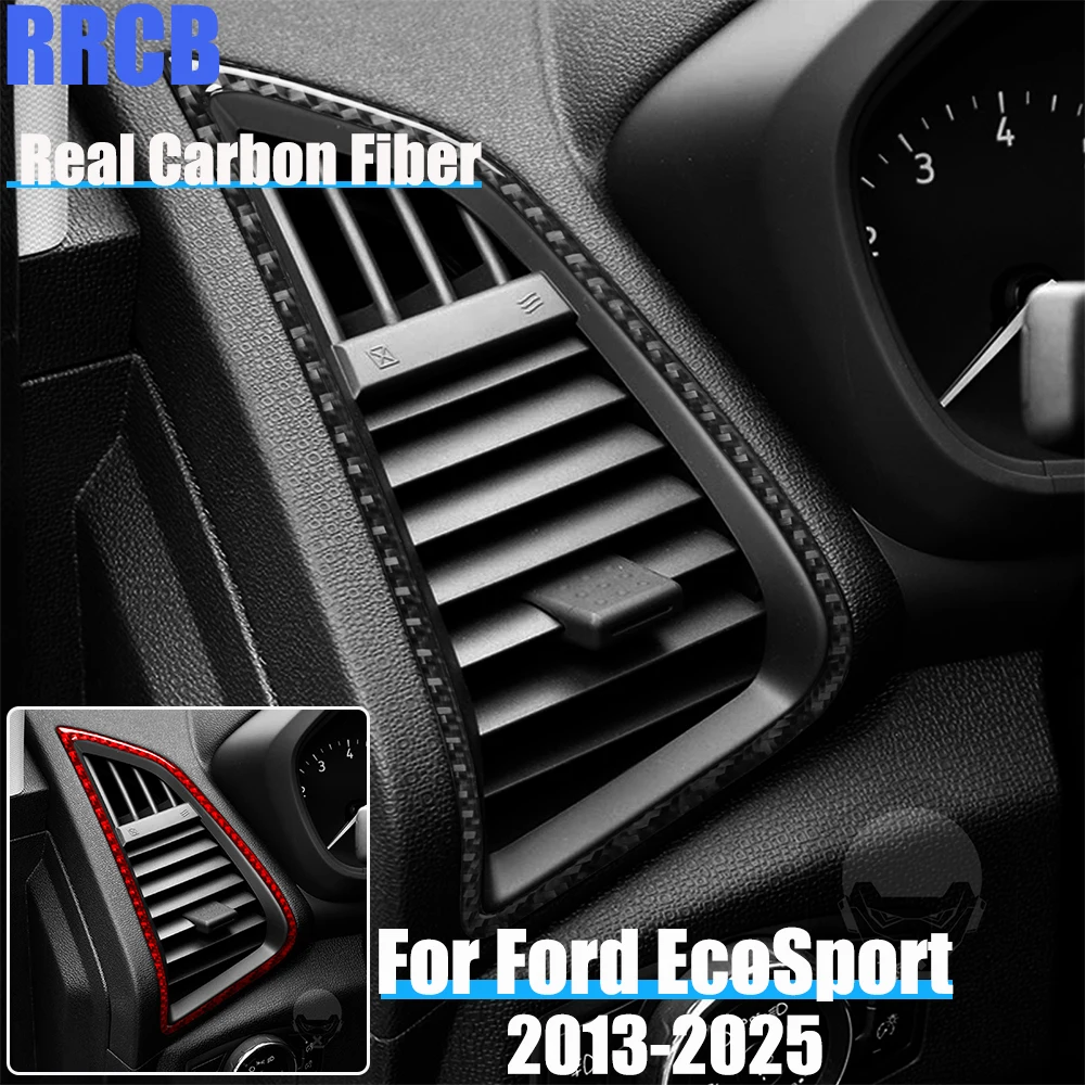 

Настоящие автомобильные аксессуары из углеродного волокна, мягкая наклейка на приборную панель для Ford EcoSport 2013 2014 2015 2016 2017 2018 2019-2025