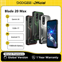 Global Version DOOGEE Blade20 Max Rugged Phone Android 15 12GB RAM 1T ROM 6.6'' Display 11800mAh Battery 64MP Camera Smartphone
