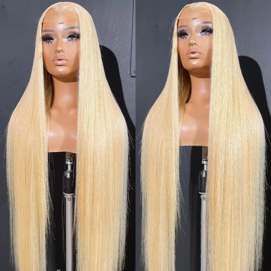 Rosabeauty 30 Inch 13x4 Straight 613 Hd Honey Blonde Lace Front Human Hair Wigs Brazilian 13x6 Color Lace Frontal Wigs For Women