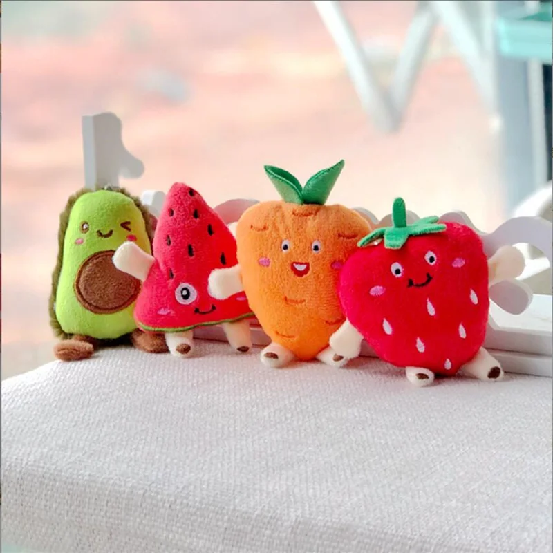 

Avocado Stuffed Toy Plush Plant Toy Kawaii Cartoon Cute Mini Fruits Carrot Strawberry Girls Boys Doll Plush Soft Pendant Gift