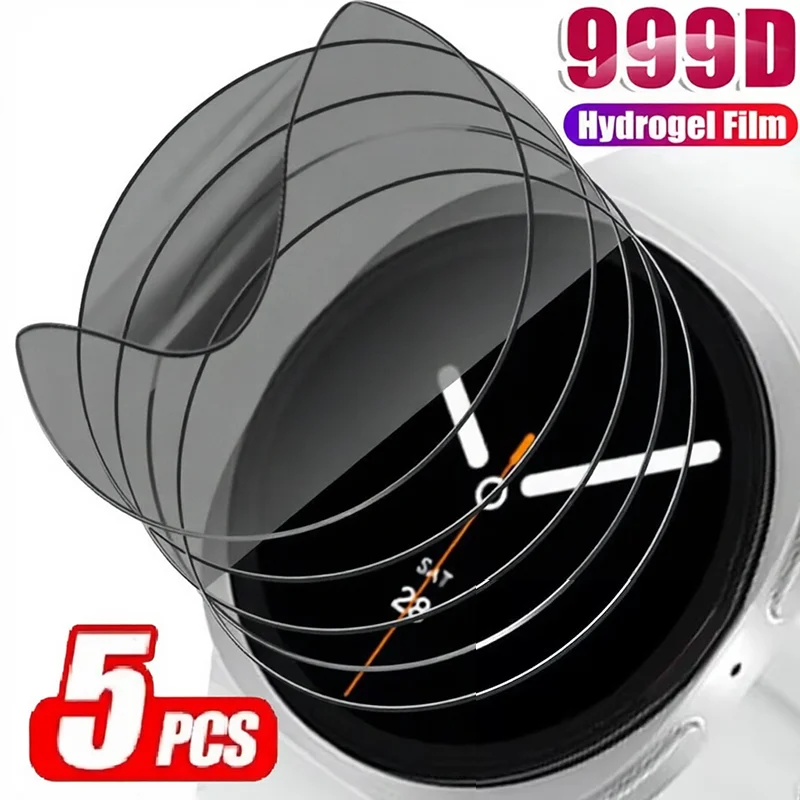 3-5Pcs Privacy Hydrogel Film Screen Protector for Samsung Galaxy Watch7 6 5 4 40/44mm Protective Cover for Classic 43mm 47mm