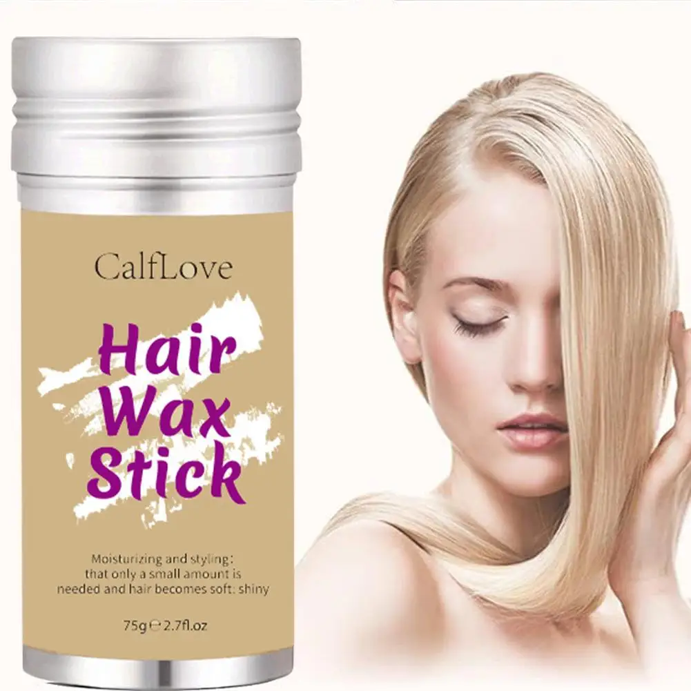 75G Sterke Hold Hair Wax Stick Styling Hair Frizz Fixed Wax Stick Kinderen Mannen En Styling Pluizig Haar Voor Vrouwen En Mannen I9d9