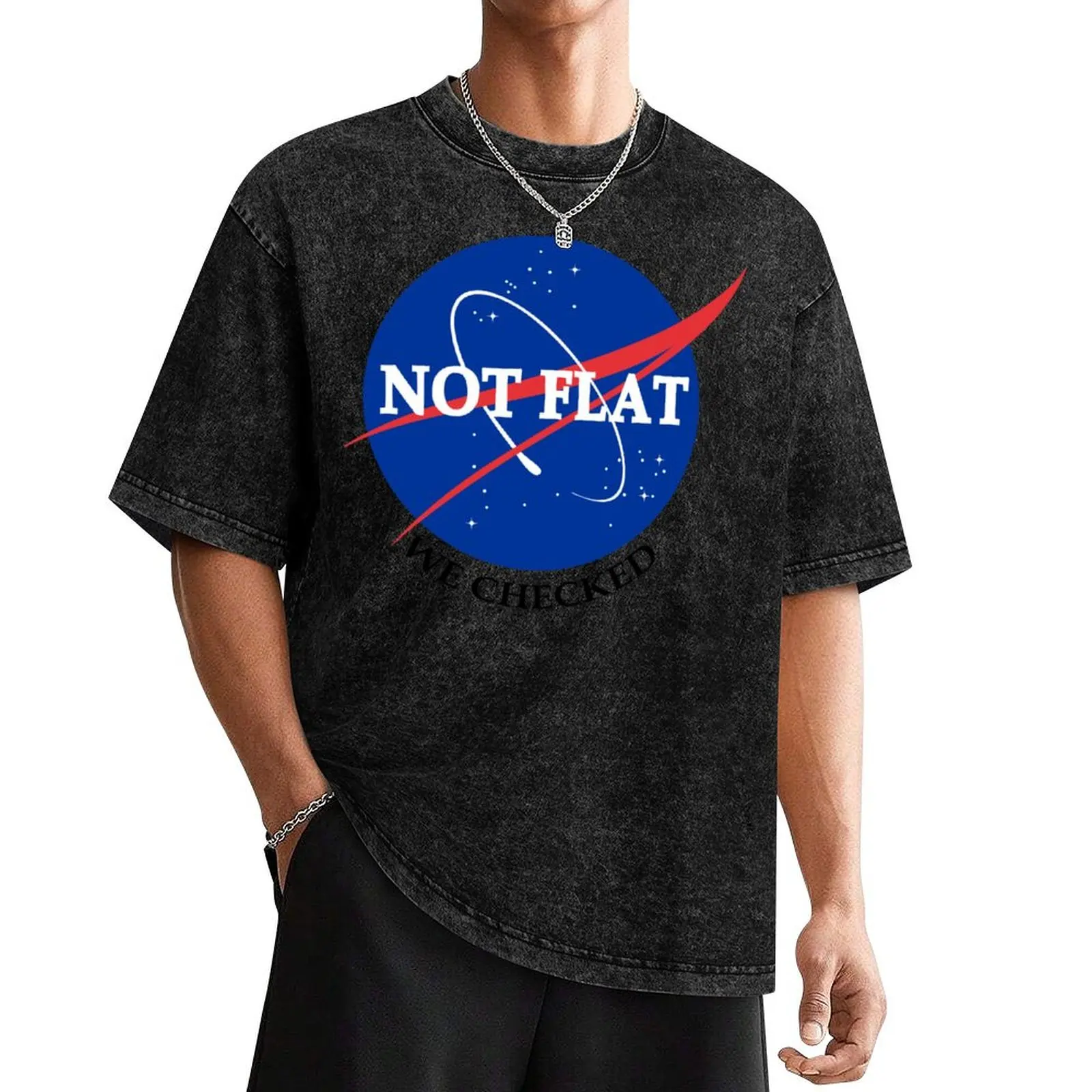 

Not flat we checked T-Shirt vintage anime tshirt cute clothes heavyweights workout shirts for men