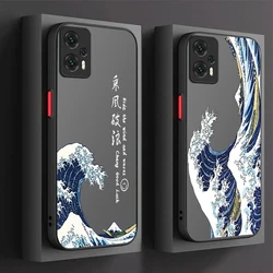Fashion Great Blue Wave Matte Case For Xiaomi POCO M6 Pro 4G C65 X6X3 NFC X4 GT X5 F3 F4 F5 F6 13T 12T 11T 10T 13 12 11 Lite 5G