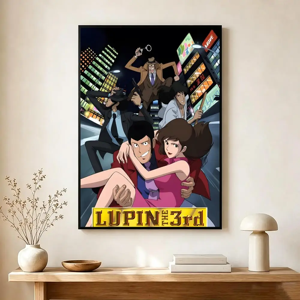 Thief Anime L-Lupin the Third Poster Wall Art Print Decorative Mural Home Decor Gift Unframed