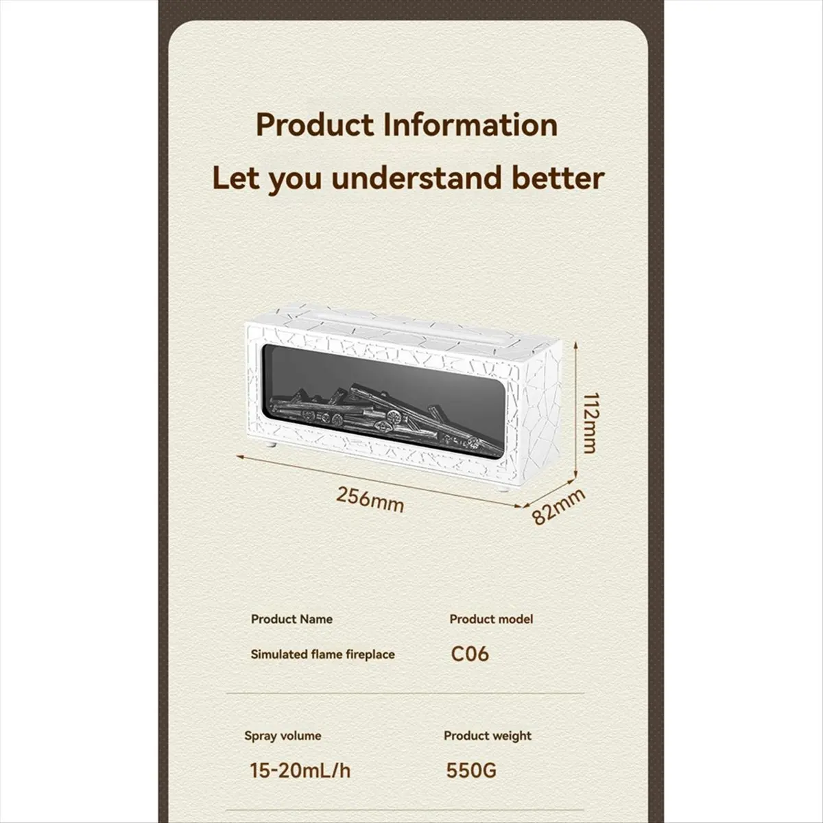 (A64E) Mini Firepla…