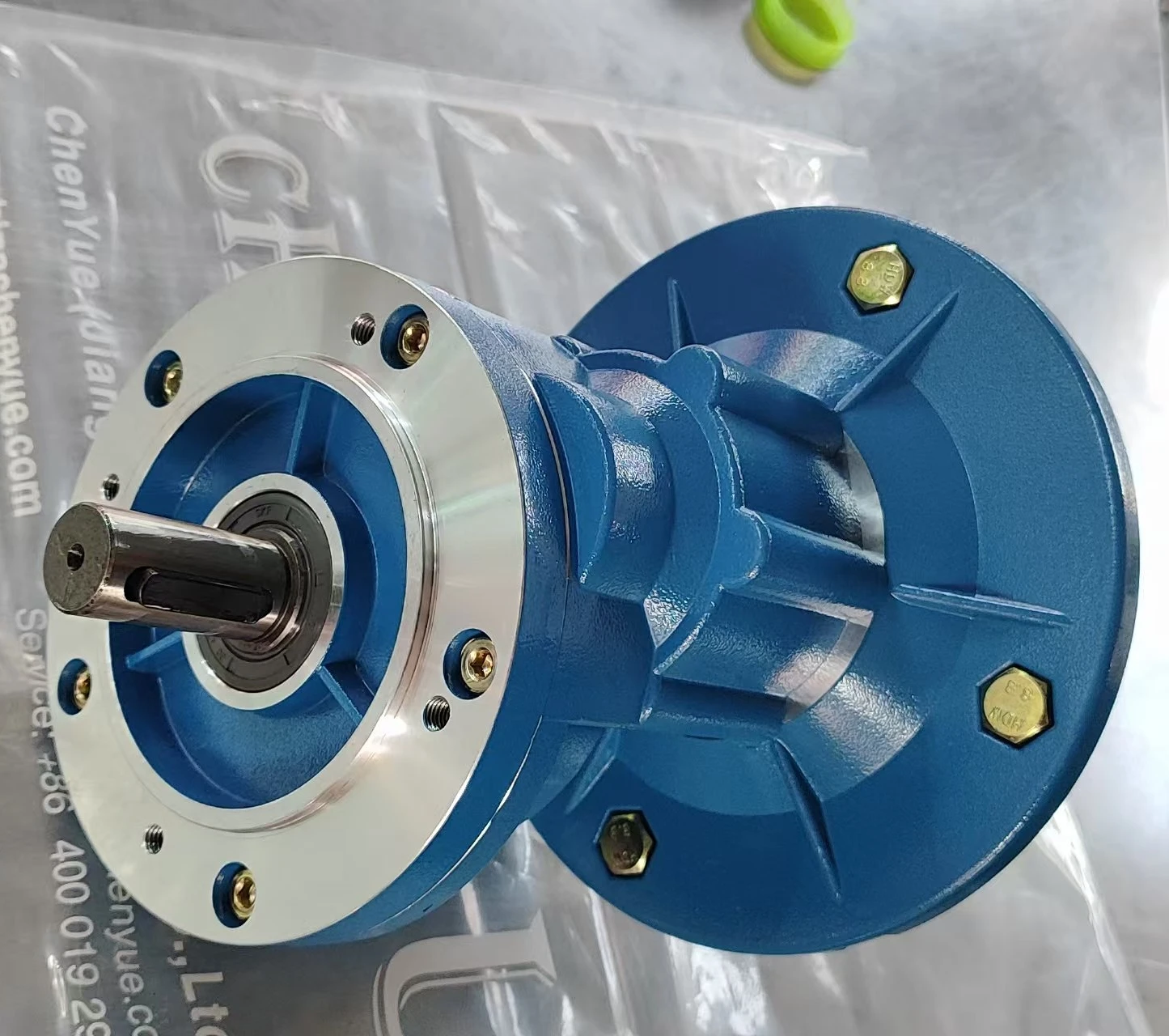 

Automan High Torque first stage Worm Gearbox CYPC71with spur gear Input14 Output 14mm Non-integral Ratio 2:1/5:1
