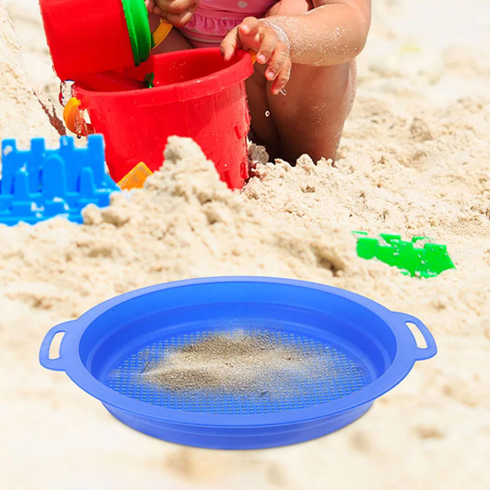 4 Pcs Children's Beach Screen Toys Sand Strainer Childrens Play Sieve for Plastic Kids Sifter