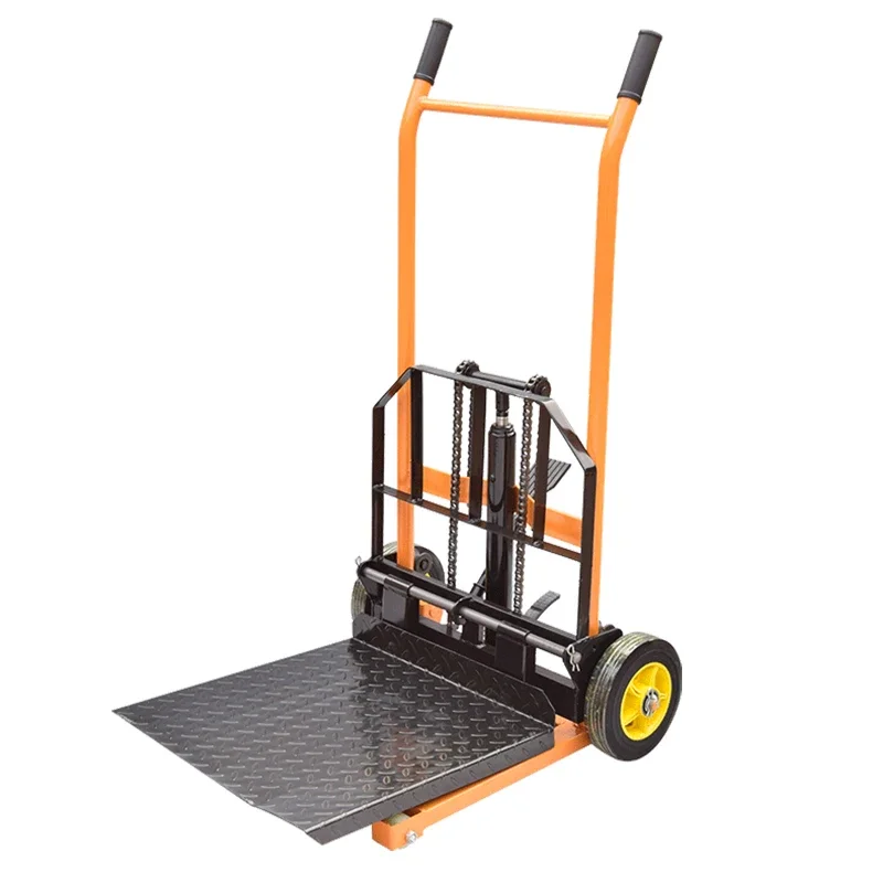 YY Small Mini Forklift Household Lifting Stacker Hydraulic Truck