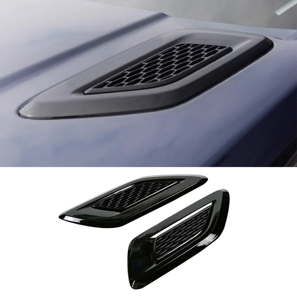 1pcs Car Styling Front Side Air Hood Vent Trims Cover For Land Rover Range Rover Sport L494 2014 2015 2016 2017