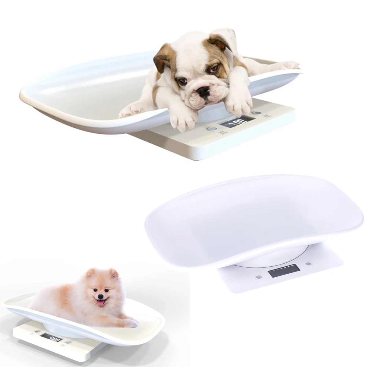 

10KG Handheld Digital Scale for Weighing Baby Pets Small Animals Electronic Table Scale Portable Lightweight Compact Size Bright