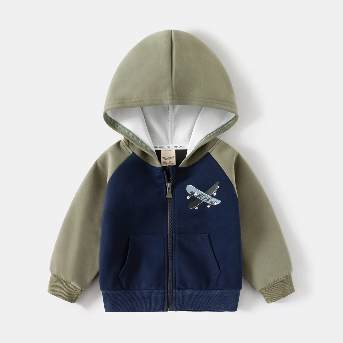 Cute Dinosaur Fleece Boys Jacket Toddler Hoodies Kids Coat Children's Clothes