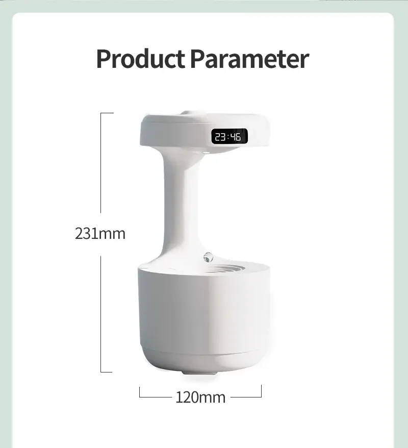 Profumo della stanza purificatori d'aria diffusore di oli essenziali umidificatore a pioggia di funghi profumi posacenere umidificatori lampada a nuvola da fiuto