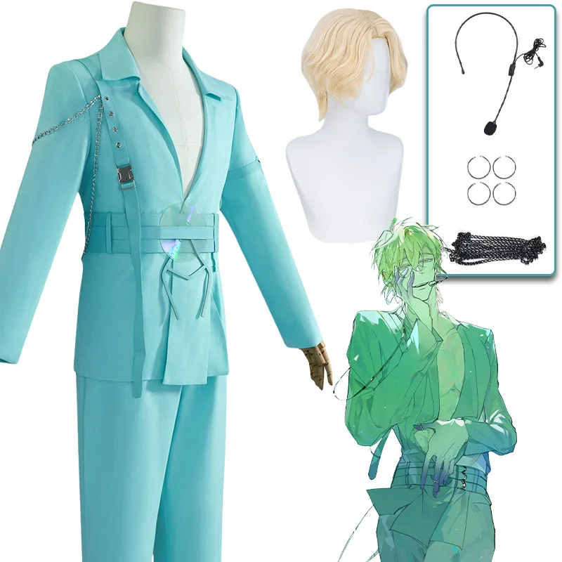 

Аниме Лука Косплей Костюм Парик Чужой Сценический Косплей R7 Зеленая Униформа Кольца Лука Гарнитура Хэллоуин Костюм для Мужчин Комикс