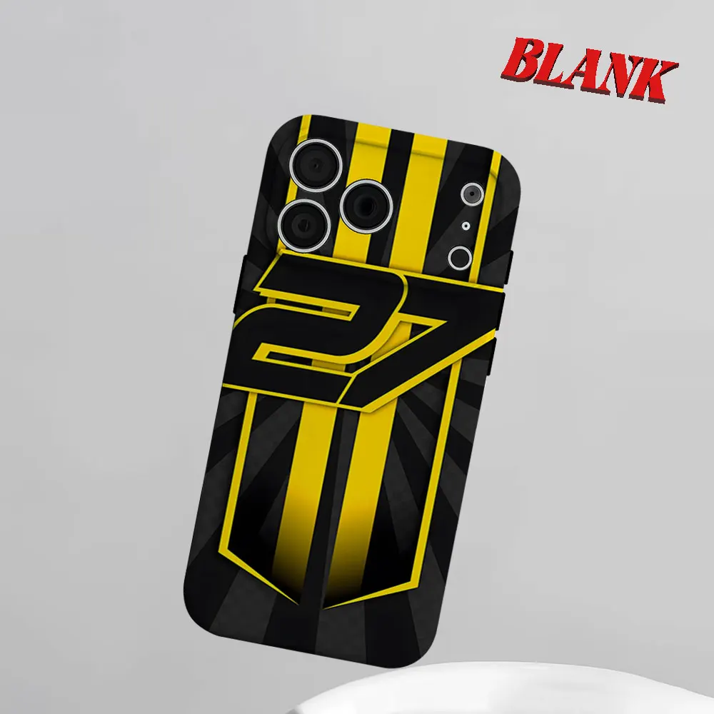 

Racing Number 27 2-in-1 Phone Case For iPhone 17 16 15 14 13 Pro Max Air 16e INS Flower Hard PC Bumper Cover Coque