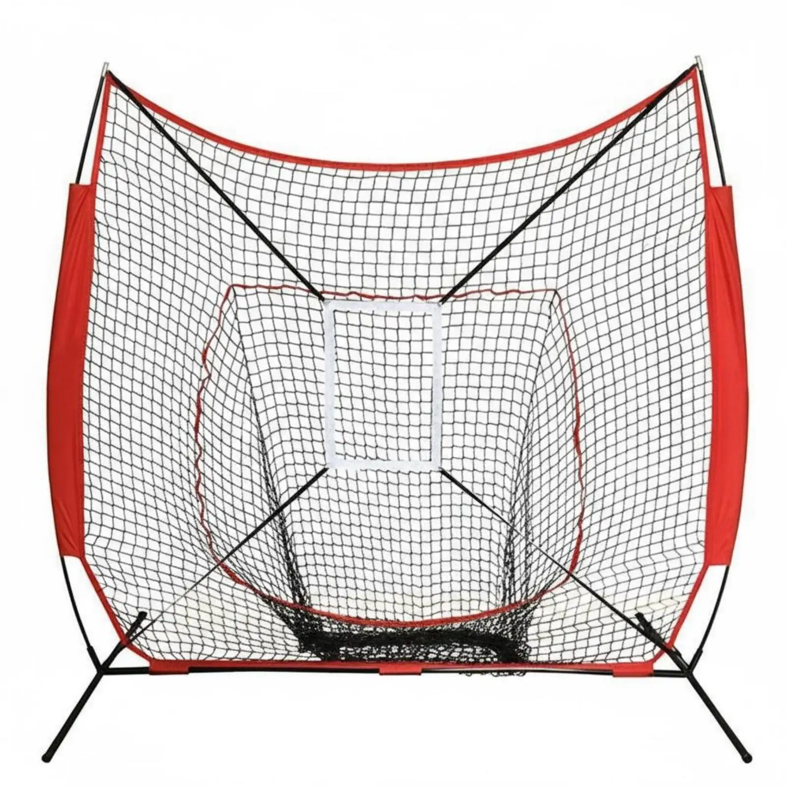sports-practice-net-7x7-portable-rebound-backstop-with-angled-legs-for-indoor-outdoor-accuracy-training