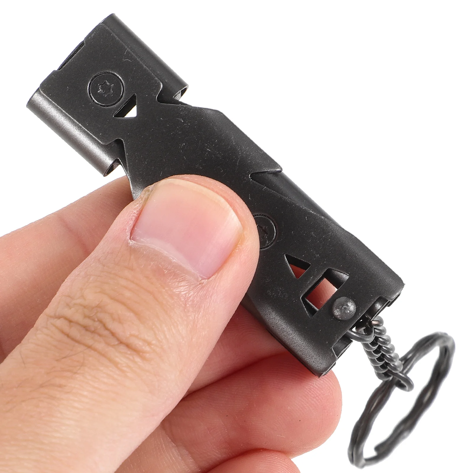 

Stainless Steel Whistle Pet Training Loud Durable Bird Dog Cat Whistle Portable Keyring Outdoor Camping Survival