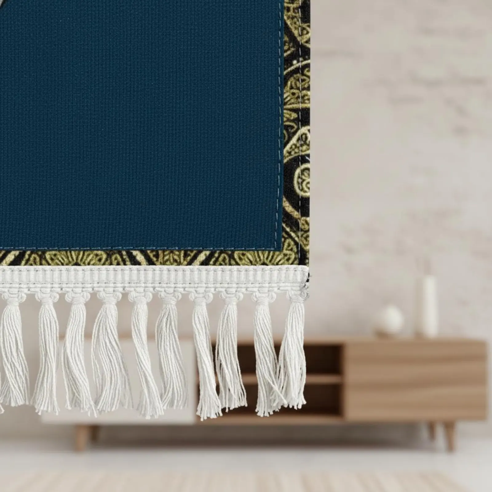 Thai Elephant Wall Hanging Easy to Hang Elephant Tapestry Bohemian Wall Art Long-Lasting Home Decor Fringe for Living Room