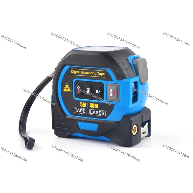 Laser Tape Measure 3-in-1 Infrared Rangefinder High-precision Level Measure Self-locking Steel Tape Measure 5 Meters