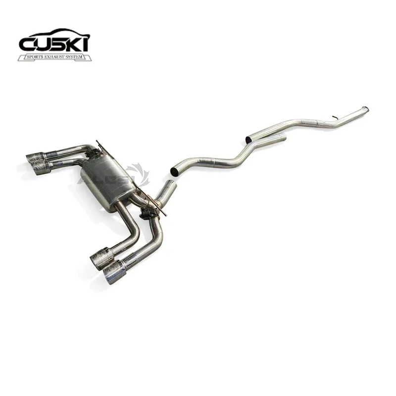 

High performance exhaust components suitable for BMW 435i F32 3.0t N55 2012-2016 stainless steel valve cat back exhaust pipe