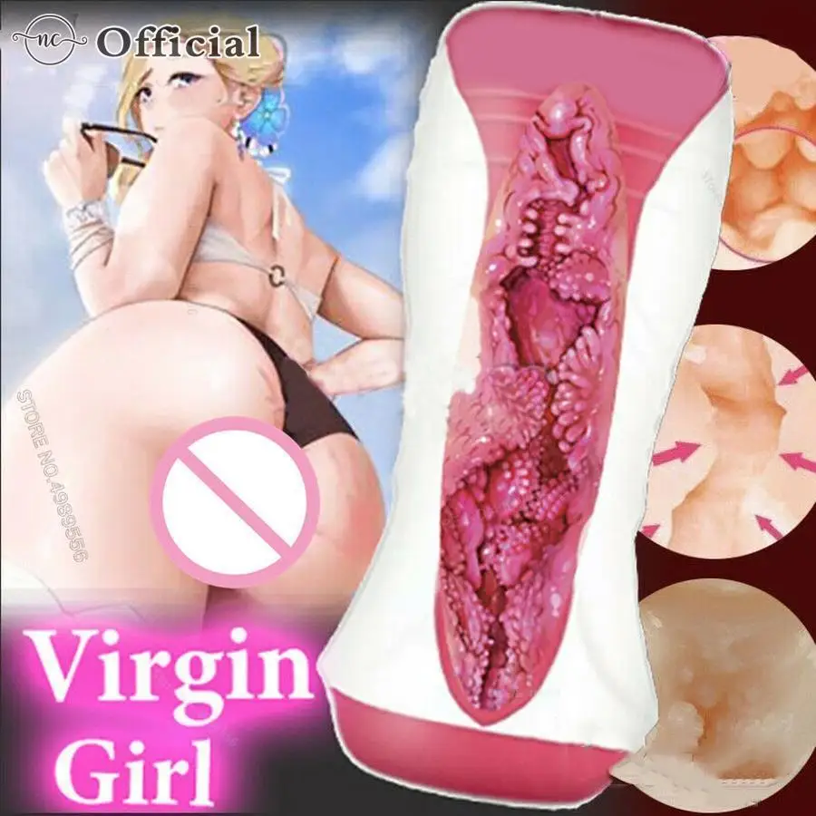 Realistic Silicone Vagina for Men Sexualex Men Toys Toy Canned Pussy Hot Selling Man Masturbation Pocket Pusssy Masturbator Size