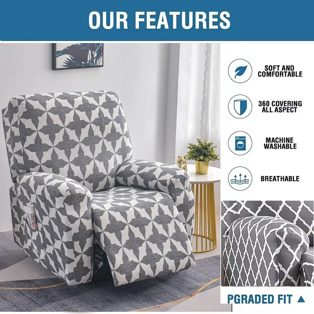 1PC Elastic Single Sofa Cover Chair Cover Nordic Home Decor Room All Inclusive Armchair Slipcover Club Bar Hotel Sofa Cover 벤치커버