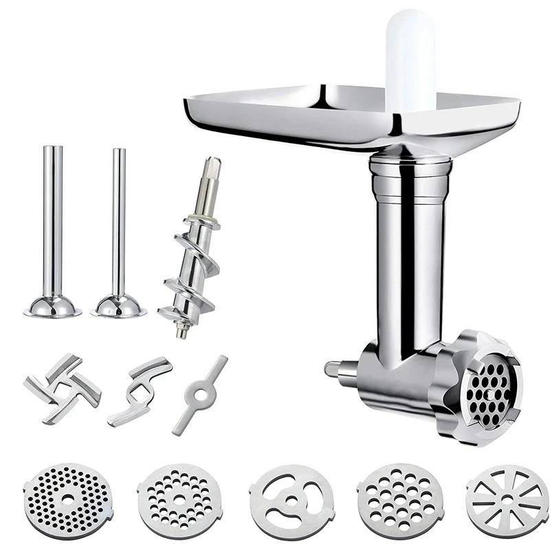 Durable Meat Grinder Accessories For Kitchenaid Bench Mixers With Sausage Filling Tube/Food Processor Accessories