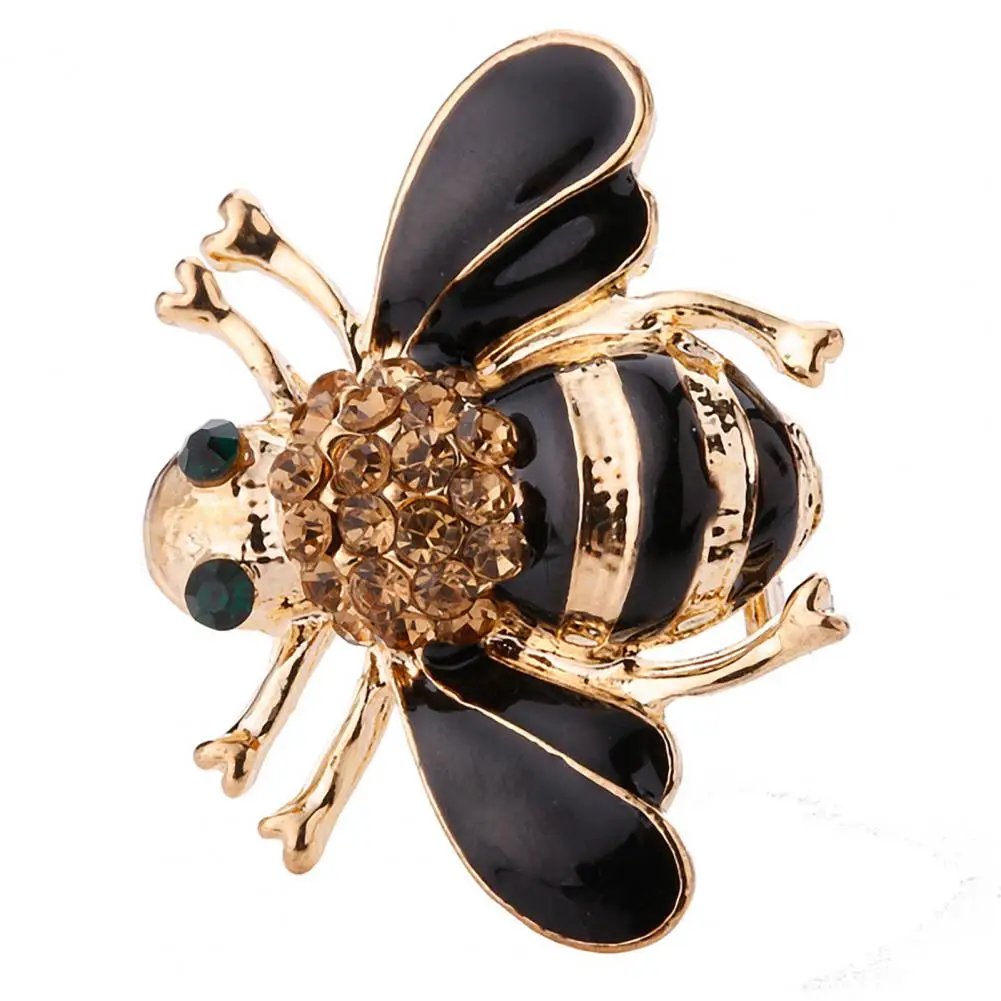 Enamel Brooch Alloy Brooch Colorful Bee Brooch Pin Compact Enamel Safety Accessory Stylish Commuting Decoration for Suits Coats