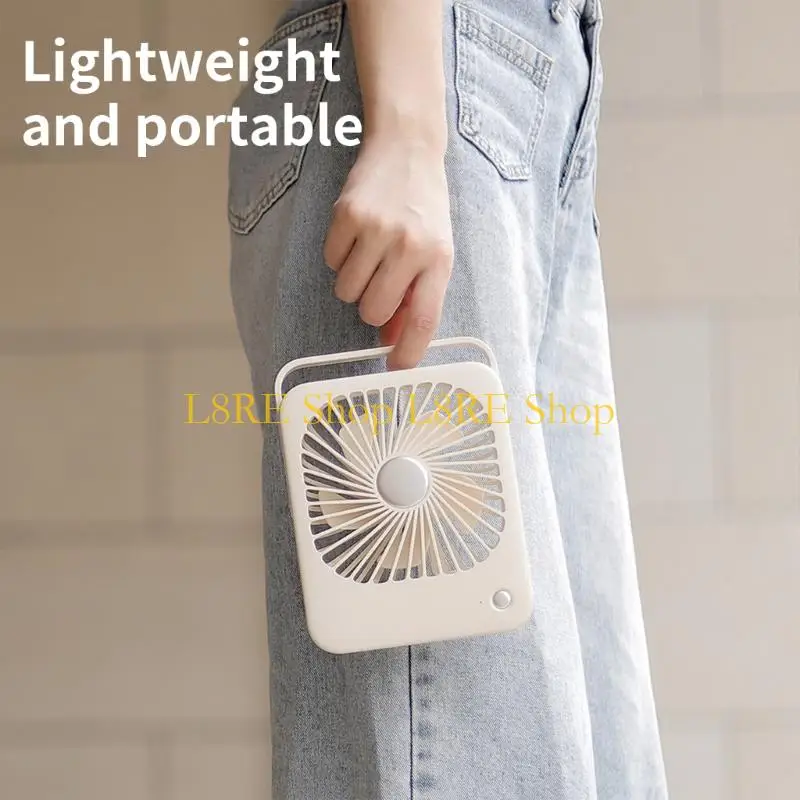L8RE миниатюрный рабочий стол циркулирующий вентилятор USB Перезаряжаемый настенный настенный настенный настольный вентилятор