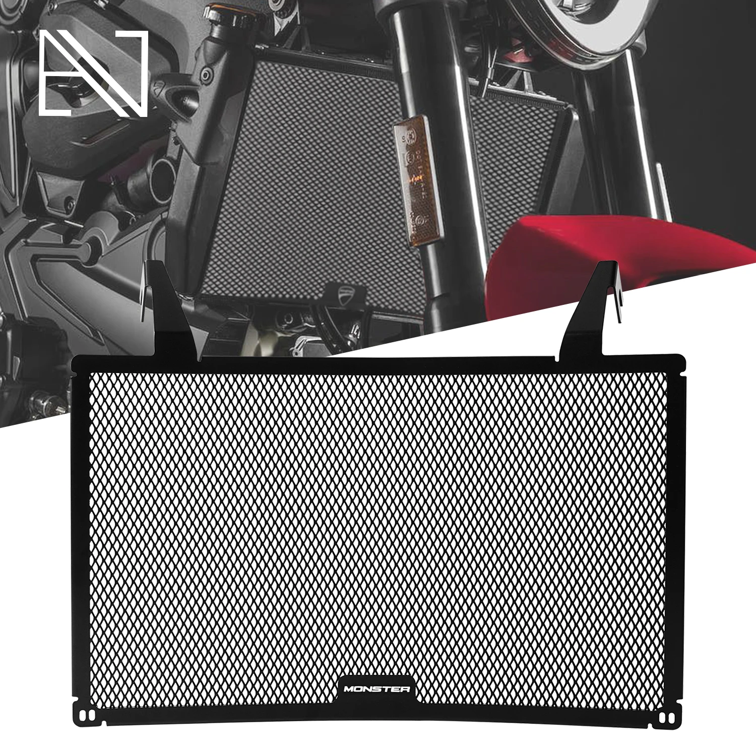 

Motorcycle Radiator Guard Grille Protector For Ducati Monster 950 2021-2025