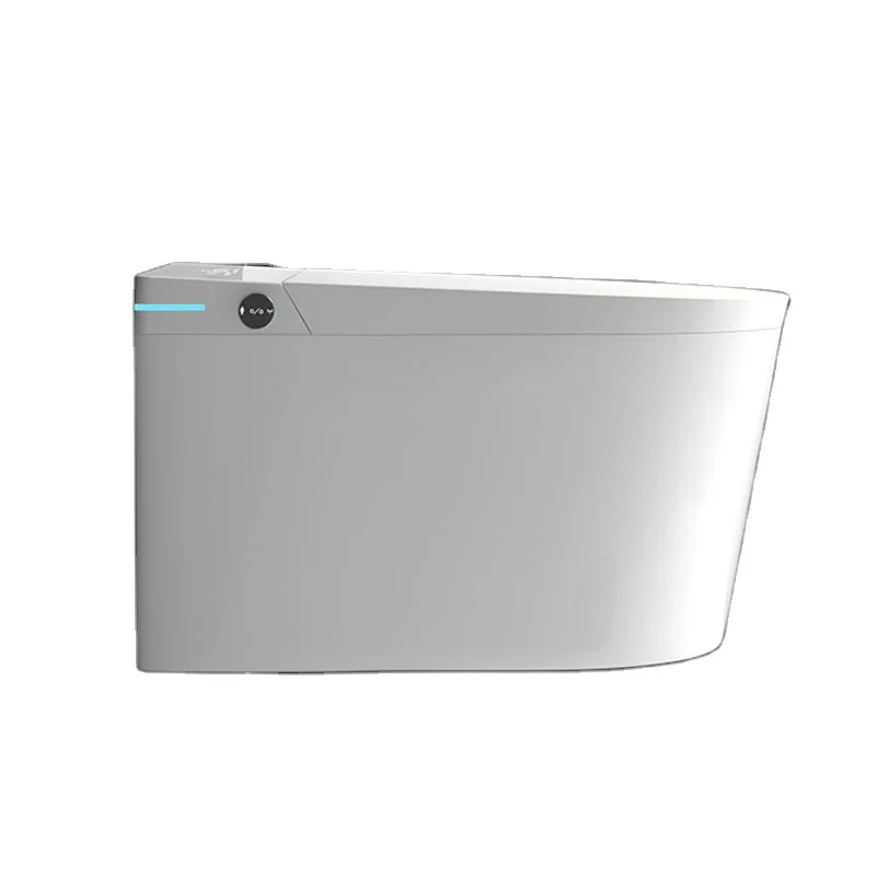 Bathroom Toilet,Concealed Cistern Back To Wall WC Toilet Set Bathroom Tankless Intelligent Wall Hung Smart Toilet