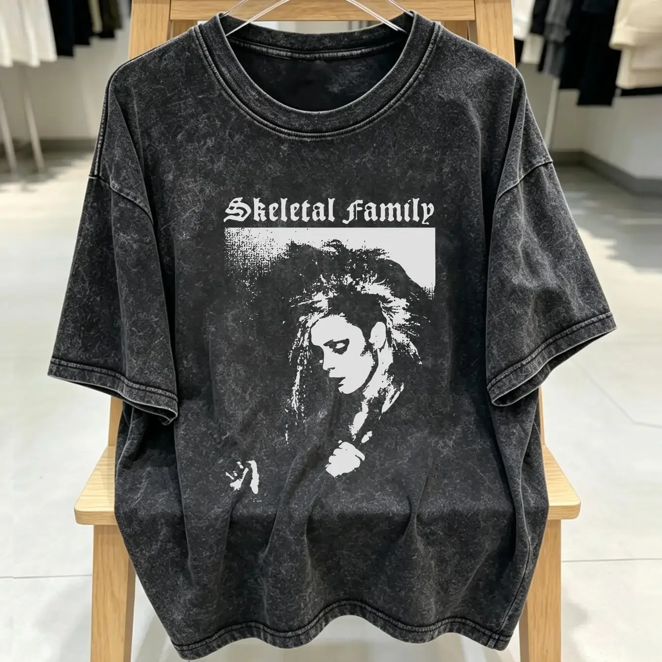 washed T Shirt Skeletal Family Siouxsie and the banshees Bauhaus March Violets Xmal Deutschland Danse Society vintage Washed