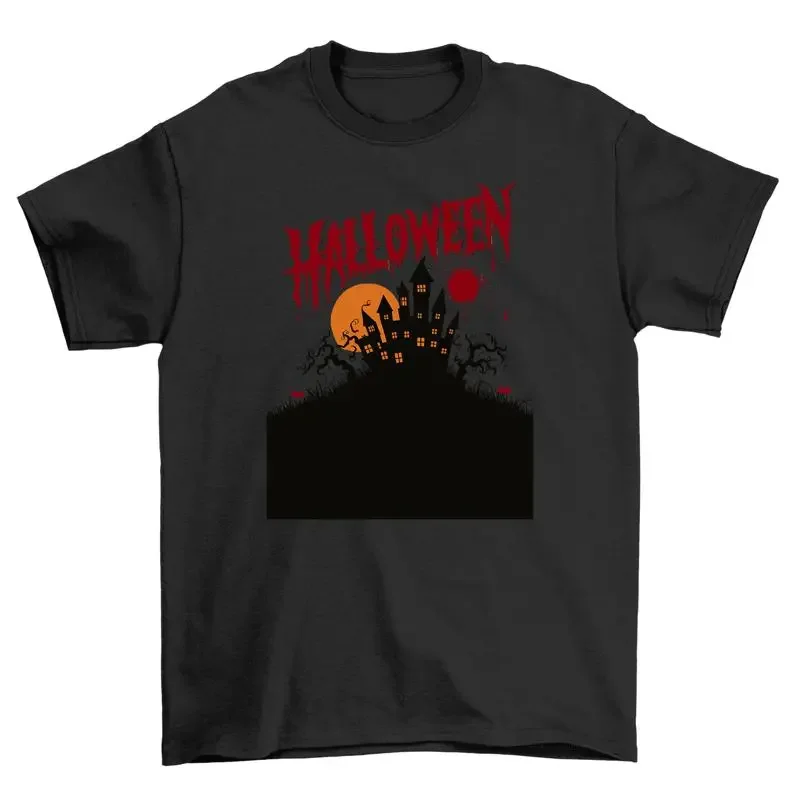 Halloween_283 Castle of Scares Spooky T shirt Delight 100 cotton P