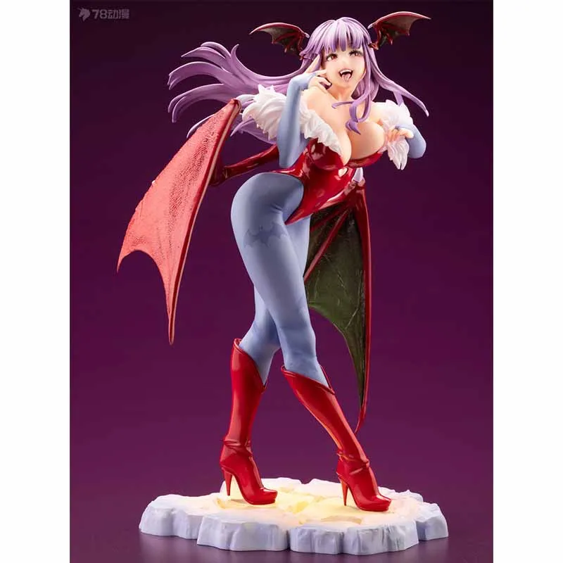 Kotobukiya Original GAME VAMPIRE MORRIGAN AENSLAND limited edition Anime Action Figures Toys  Gift Collectible Model Ornaments
