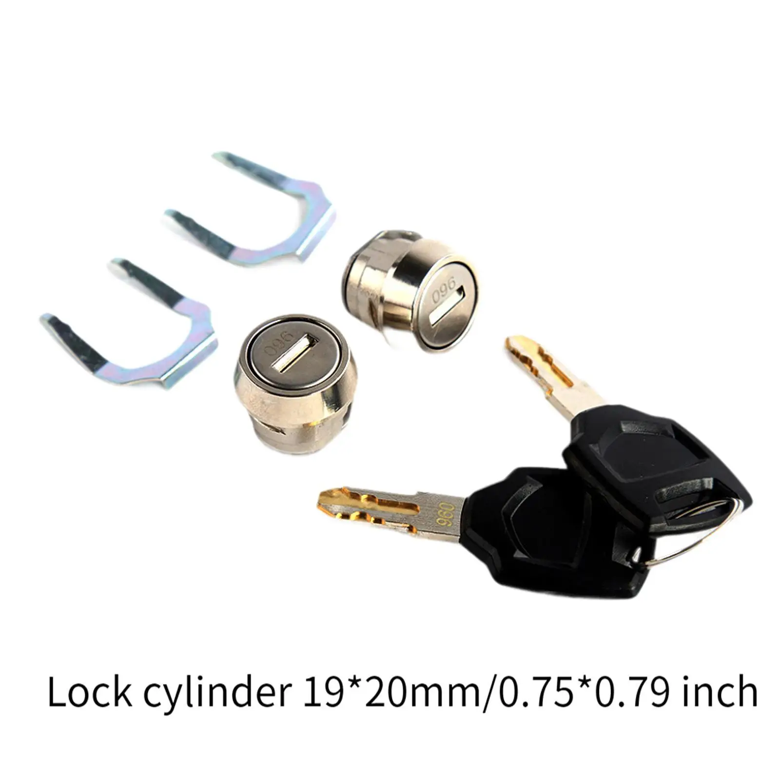 

2Pcs Rear Trunk Lock Cylinder for Motorcycle Trunk with 2 Keys Motorcycle Saddlebag Lock Electric Motorcycles Storage Trunk Lock