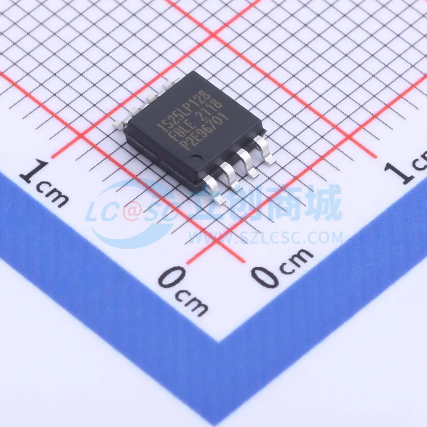 2 PCS ISSI IS25LP128F-JBLE-TR NOR Flash Memory