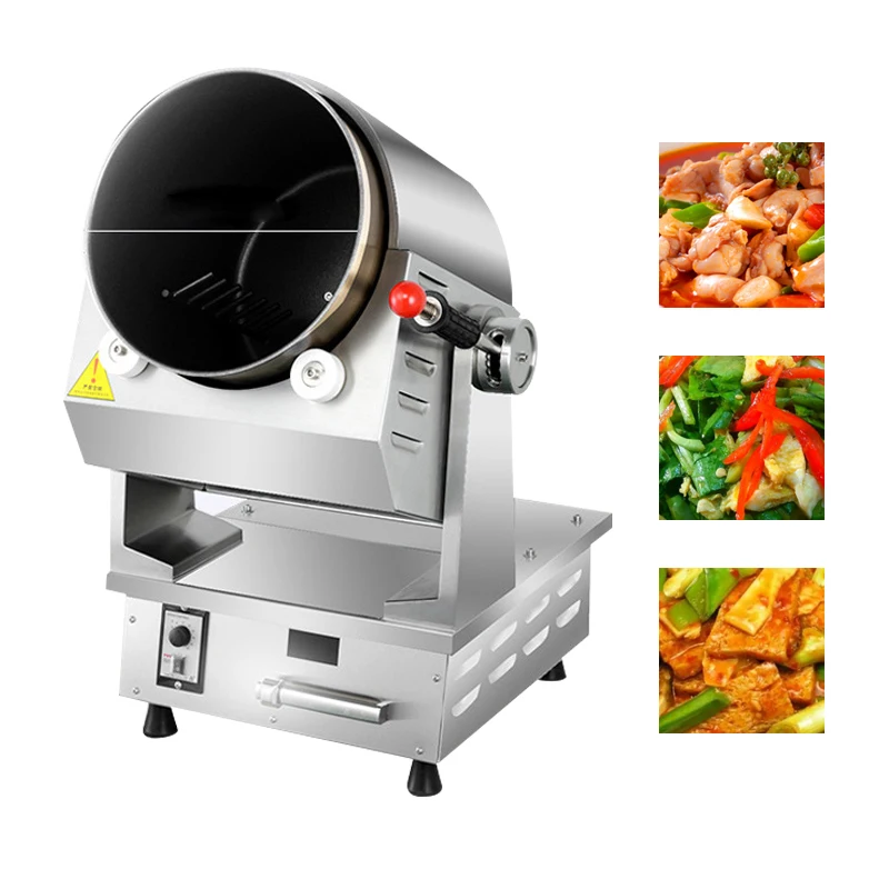 Professional Kitchen Equipment Gas Rice Frying Machine Meat Vegetable