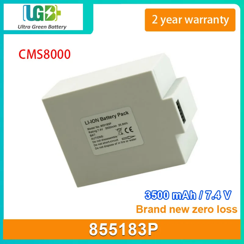 

UGB New battery For 855183P CMS8000 medical battery 7.4V 3500mAh