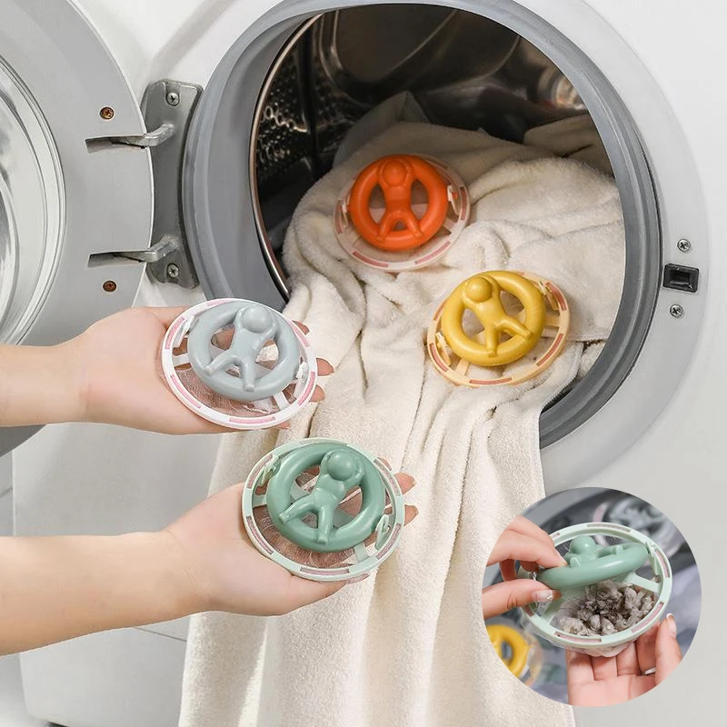 

Washing Machine Filter Net Bag Clean Hair Remover Home Wash Guard Ball Hair Removal Suction Universal Laundry Ball Anti-winding