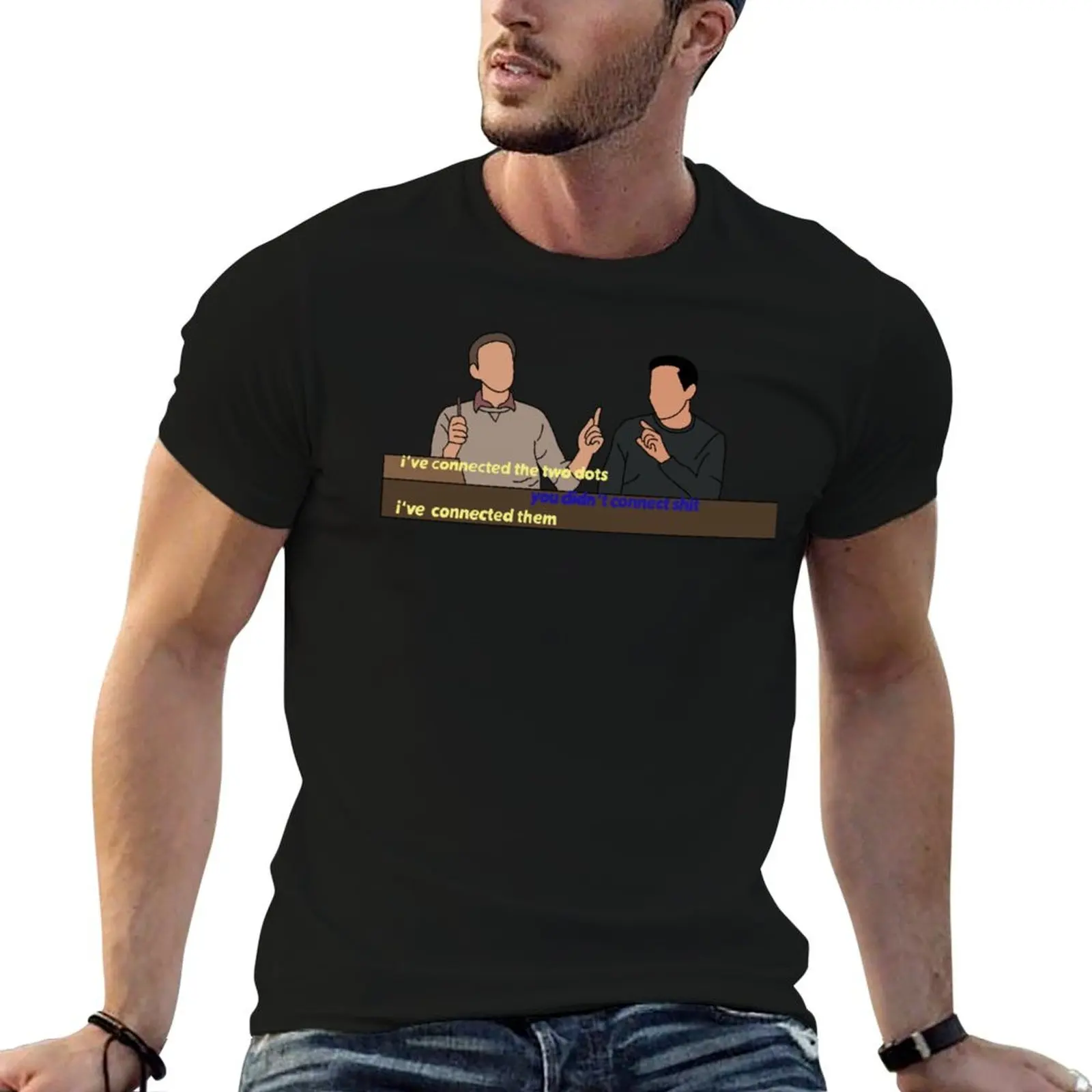 

Buzzfeed Unsolved Connected the Dots T-Shirt cotton t shirts high quality t shirt man plain anime t shirts oversize T-shirt