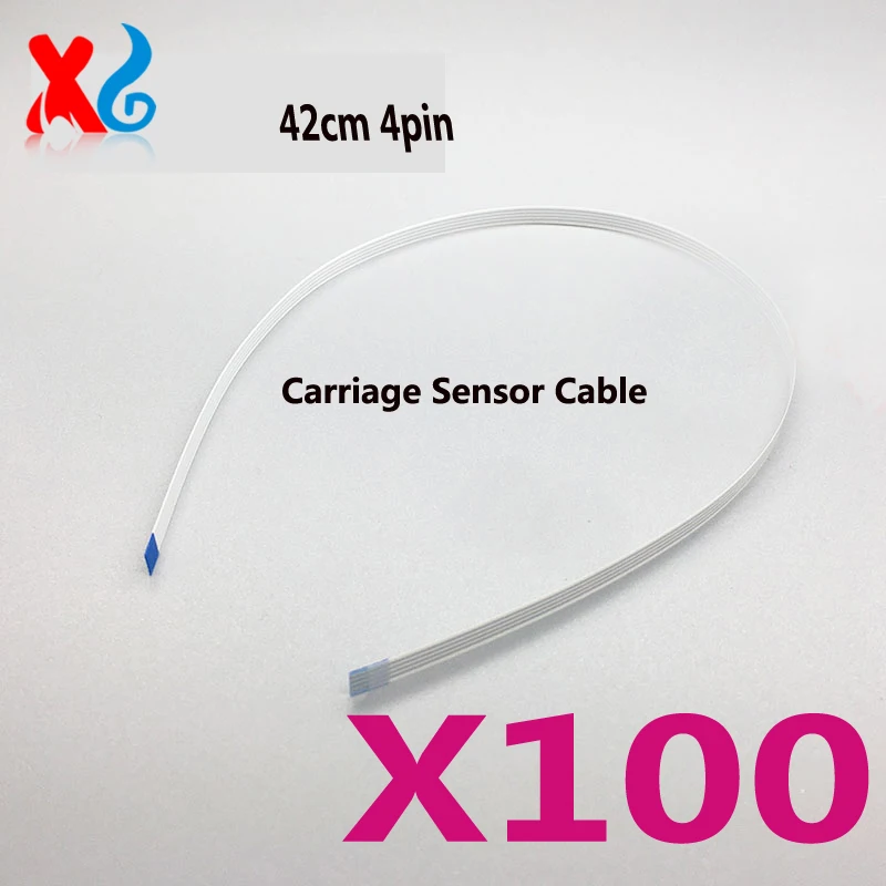 

100PCS Carriage Sensor Cable For Epson L1110 L3110 L1118 L1119 L3118 L5290 L3108 L3150 L3258 L3160 L3116 L5198 L5190 42cm 4pin