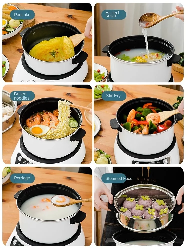 110V electric hot pot multi-functional split electric cooker electric steamer exported to Japan, Taiwan and the United States