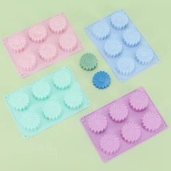 Flowers silicone mold flower molds Handmade Creative flower Chocolate Decoration Baking Tool Cake silicone Mould Ice Tray