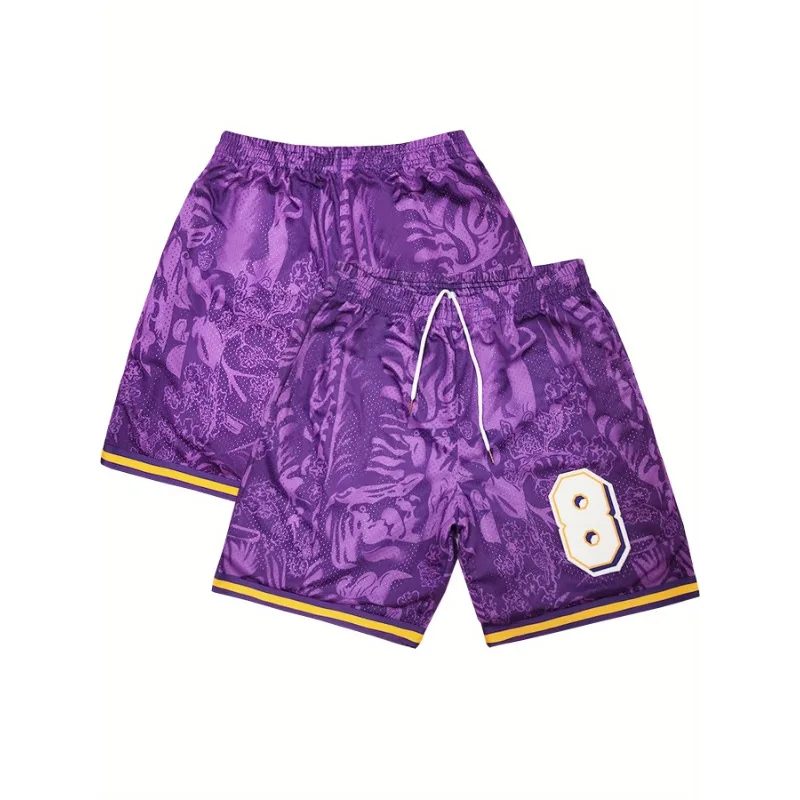 Basketball Pockets Shorts Outdoor Men Sporting Beaching Bottoms EmbroideredTraning Bodybuilding Breathable Gym Running Short