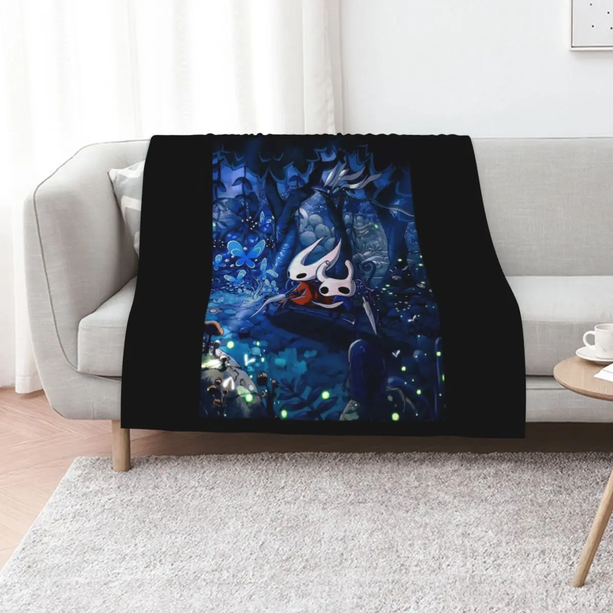 hollow knight Throw Blanket decorative Blankets For Bed Moving Bed Bed Fashionable Comforter Blankets