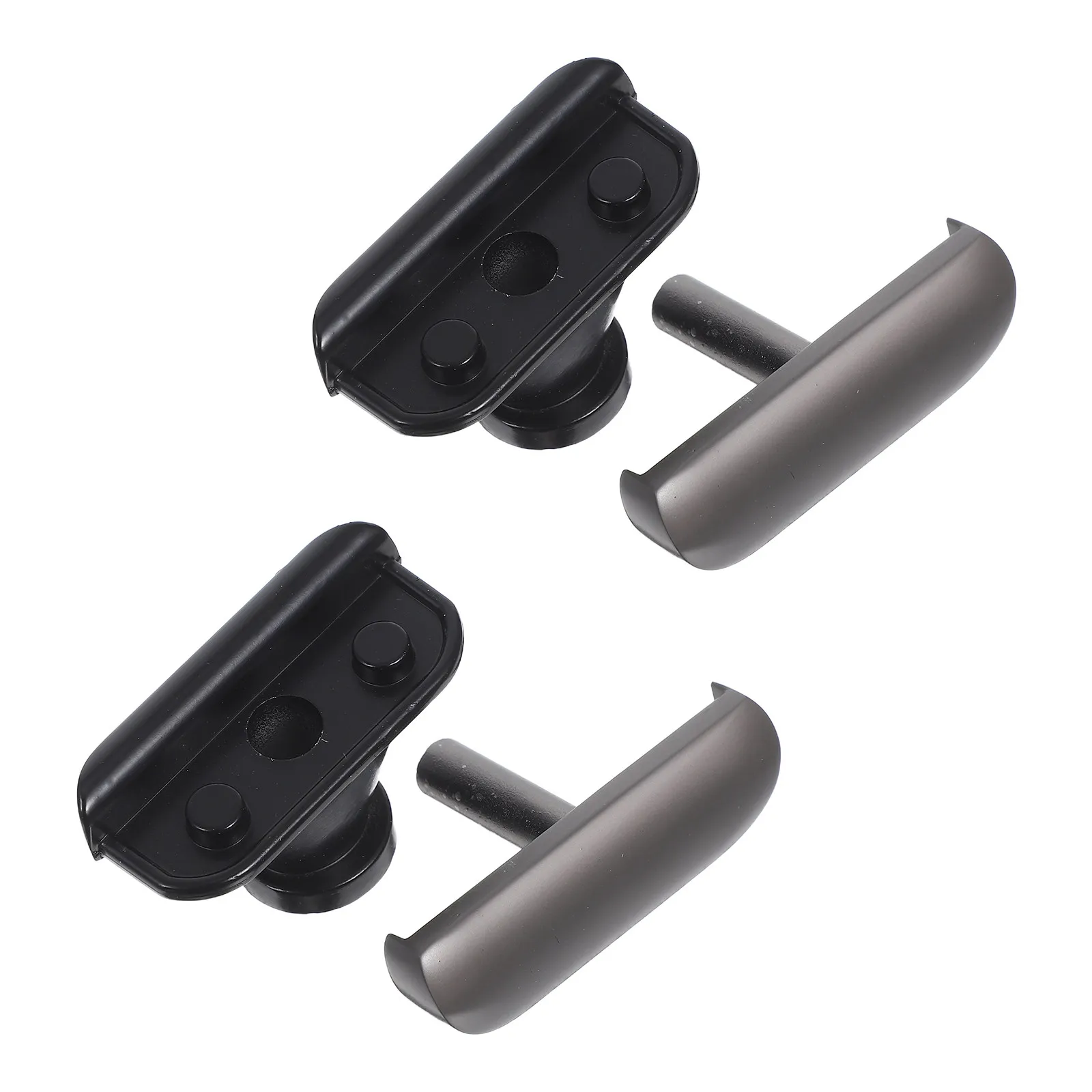 

2Pcs Zinc Alloy Cabinet Pulls Modern Minimalist Drawer Handles Single Hole Furniture Hardware for Kitchen Bathroom Wardrobe