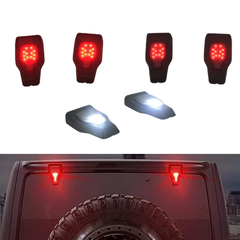 Tail Glass Hinge Lights High Tailgate LED 3RD Brake Rear Lamp for Jeep Wrangler JL