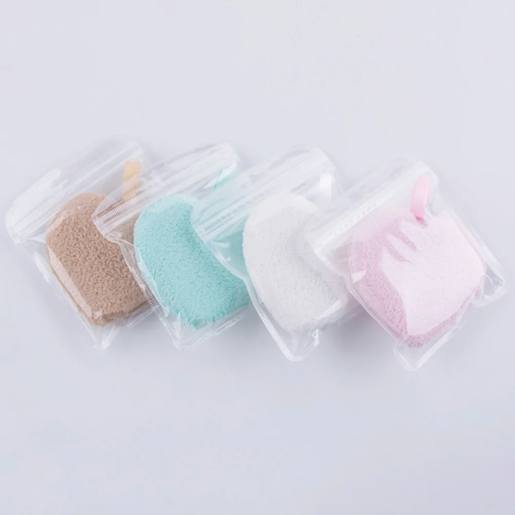 3 Stück Make-up Entfernungs pad Gesichts reinigung Make-up Puder quaste Schwämme herzförmige Entferner Pads