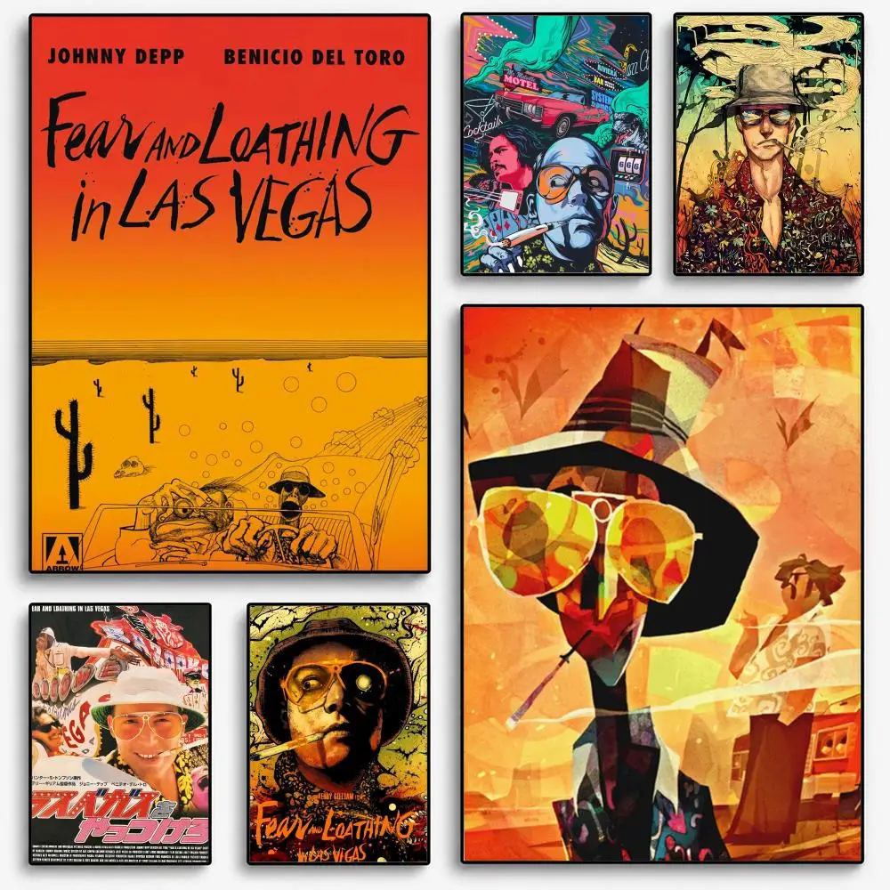Fear Loathing Las Vegas Poster Room Home Decoration Interior Wall Art Printing Garage Posters Gift