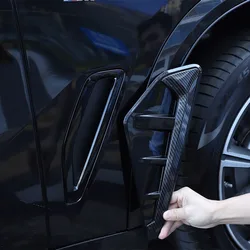 For BMW X5 G05 X5M F95 2019-2022 car styling ABS black front fender side shark gill side air outlet cover trim Car Accessories